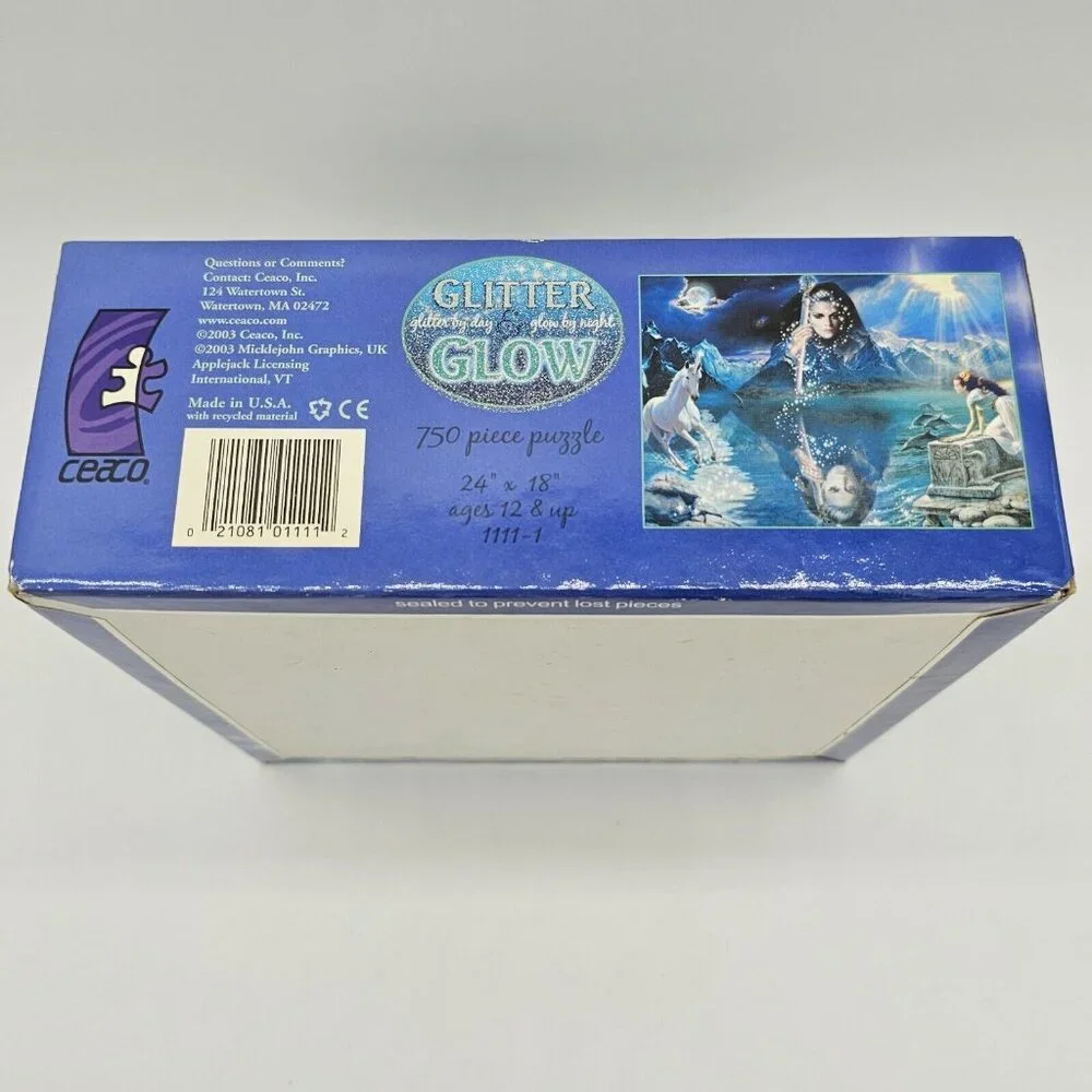 Glitter Glow Fortunes Dream Puzzle 750 Pieces Fantasy Mystical Whimsical Artsy
